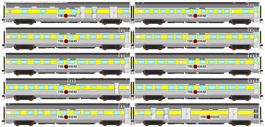 The ghan model hotsell train set